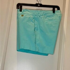 Nautica Aqua Blue Shorts Cotton with Stretch Size 8